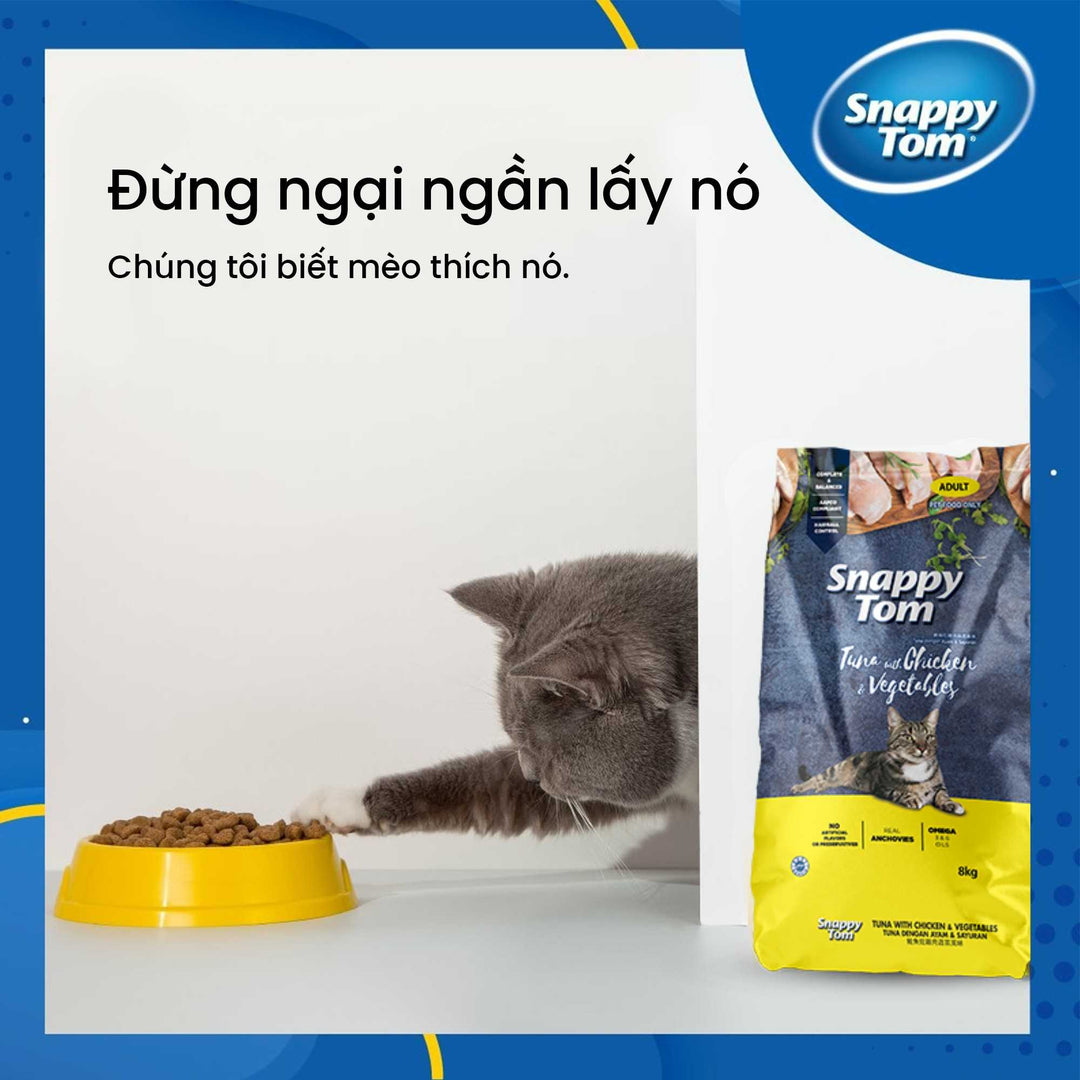 [Combo 2 - 4 túi] Hạt Snappy Tom Mèo, 1.5KG