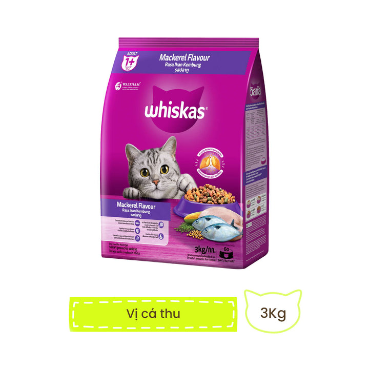 [3KG] Hạt Whiskas Mèo Trưởng Thành