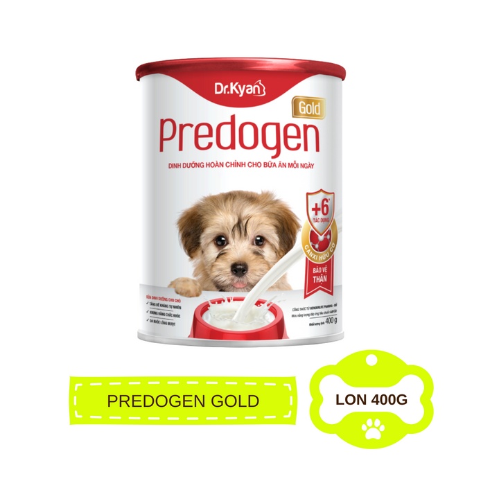 [110G - 400G] Sữa Bột Dr.Kyan Predogen Gold Cho Chó