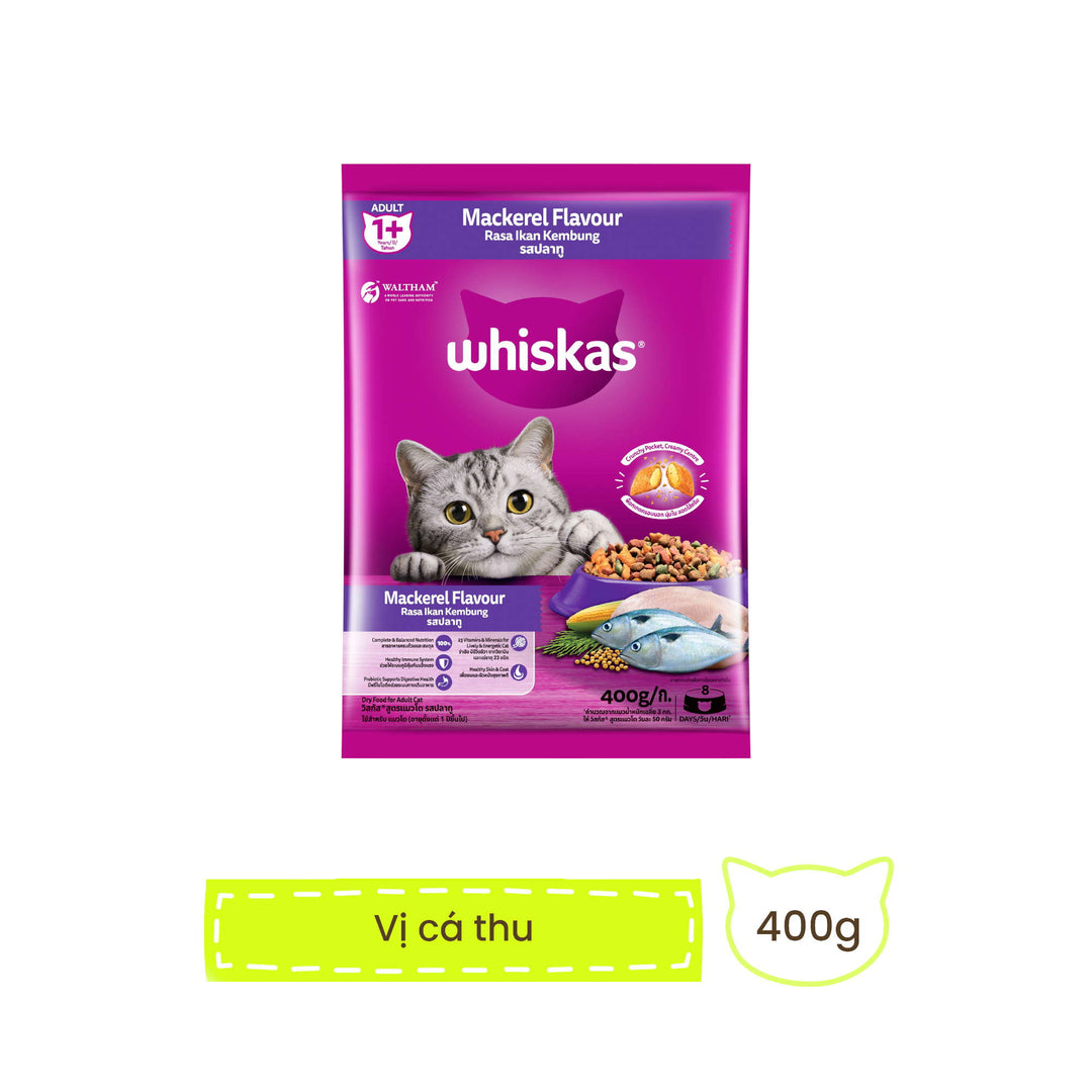 [400G] Hạt Whiskas Mèo Trưởng Thành
