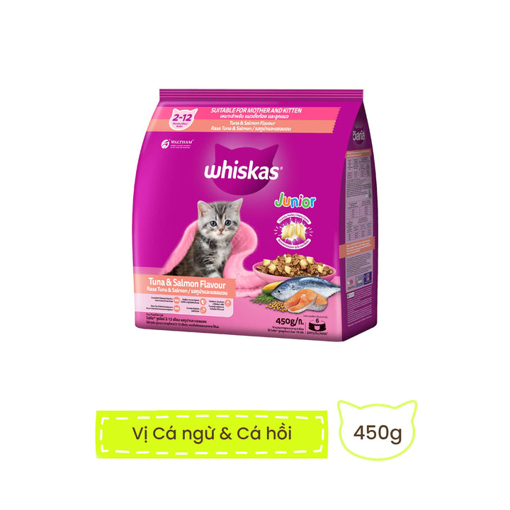 [450G - 1.1KG] Hạt Whiskas Mèo Con 2-12 Tháng