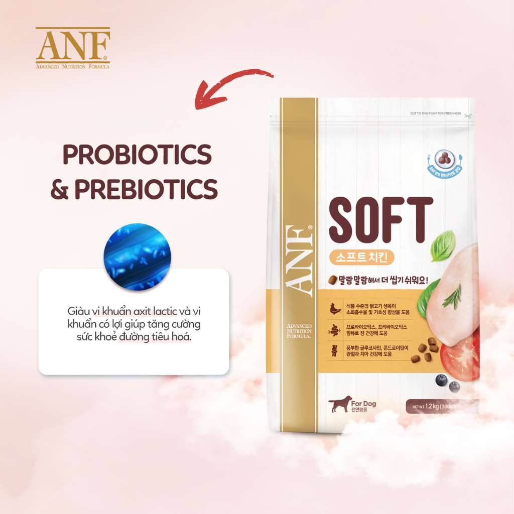 [1.2KG] Hạt Anf Soft Chó Mọi Lứa Tuổi