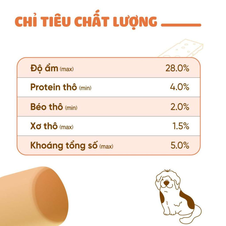 [100G] Snack Bowwow Viên Phô Mai Chó Mọi Lứa Tuổi