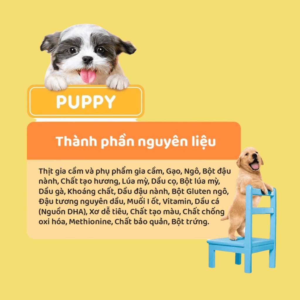 [400G - 2.7KG] Hạt Pedigree Chó Con Trứng Sữa