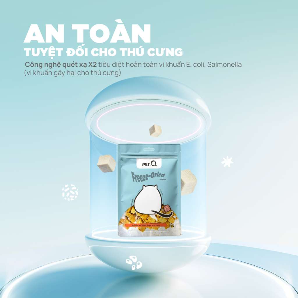 [12G-20G] Snack Đông Khô Cho Chó Mèo PetQ