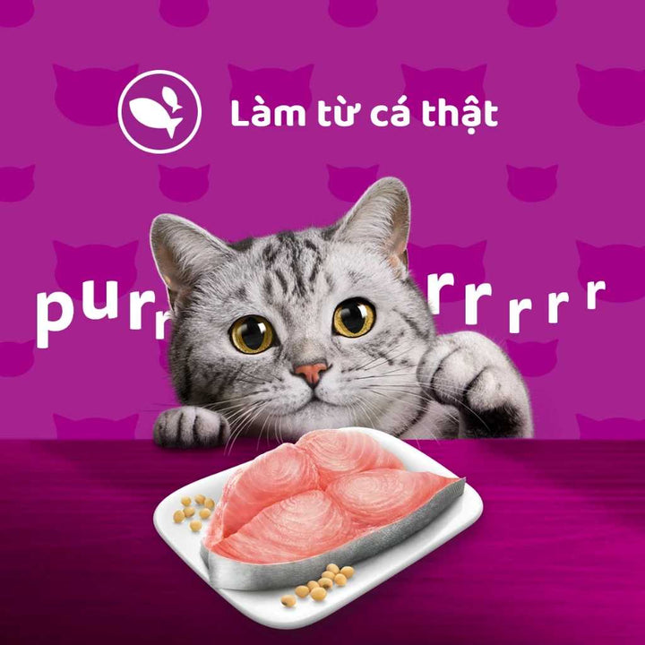 [Combo 14 gói] Pate Whiskas Mèo Trưởng Thành Gói 80G