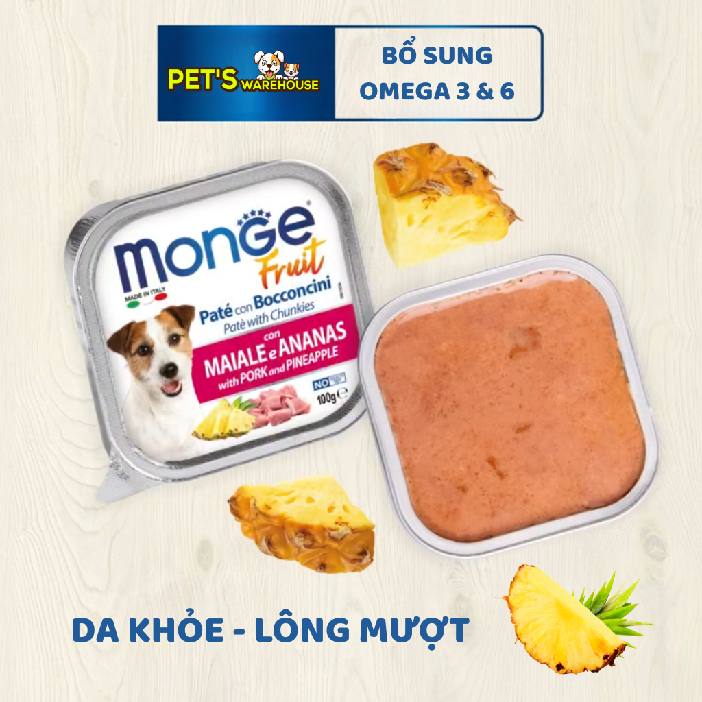 [100G] Pate Monge Chó Nhiều Vị