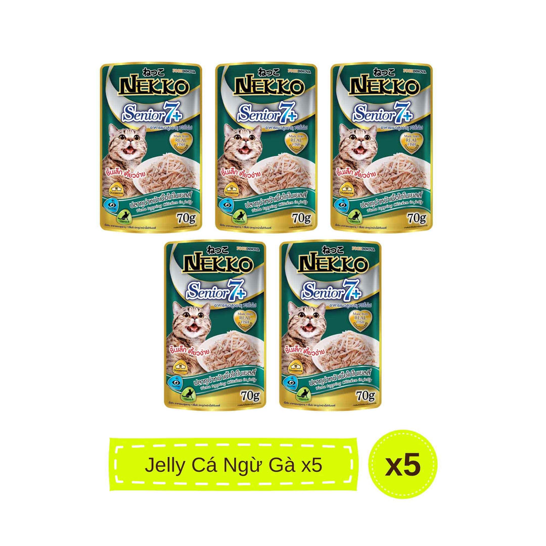 Pate mèo trưởng thành Nekko, Thái Lan, gói 70g | Pet's Warehouse