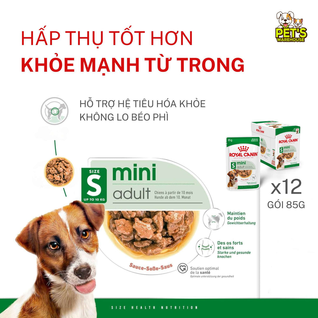[Combo 3 - 12 Gói] Pate Royal Canin Cho Chó, Gói 85g
