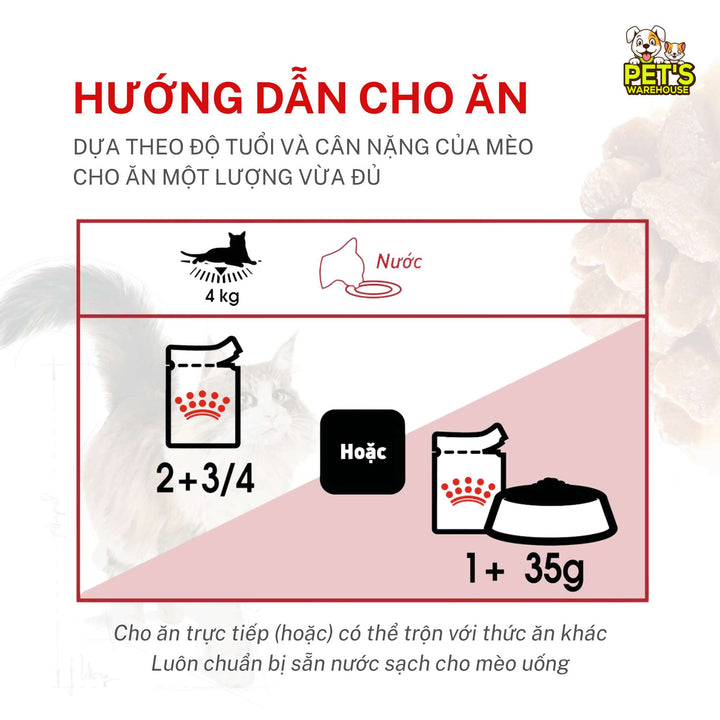 [Combo 3 - 12 Gói] Gói Pate Mèo Trưởng Thành Royal Canin Instinctive Gravy, Gói 85g