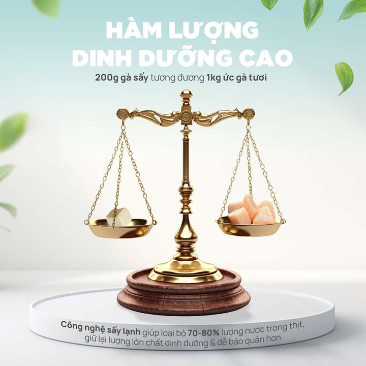 Snack Đông Khô Cho Chó Mèo PetQ, 200g