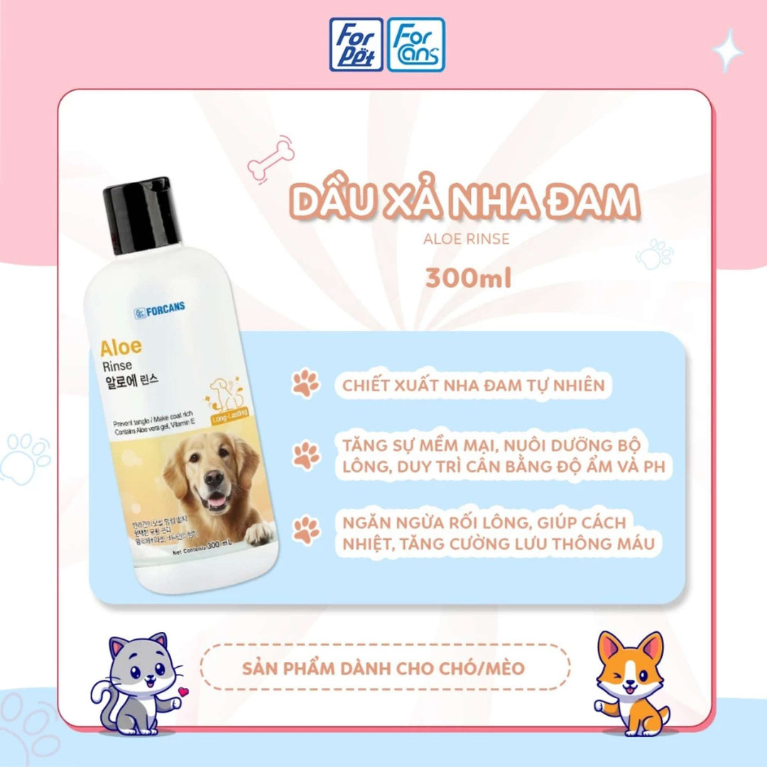 [MINI SIZE 300ML ] Sữa Tắm Forcans Hàn Quốc Chó Mèo