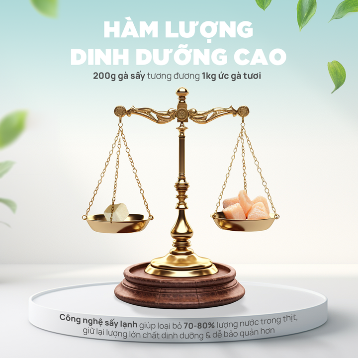 Snack Đông Khô Cho Chó Mèo PetQ, 200g