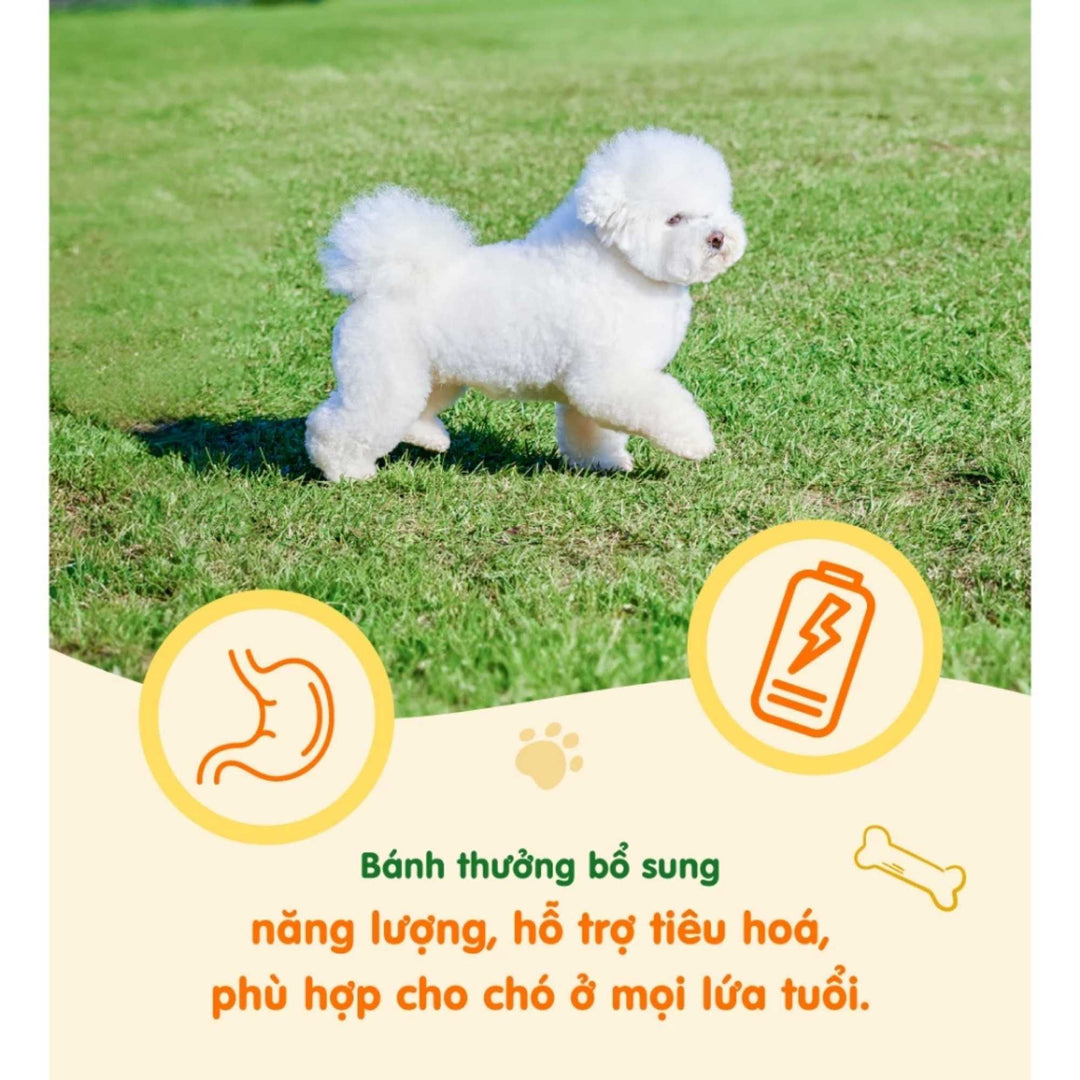 Snack Natural Core Khoai Lang Sấy Dẻo, Thịt Cuộn Khoai Lang Cho Chó