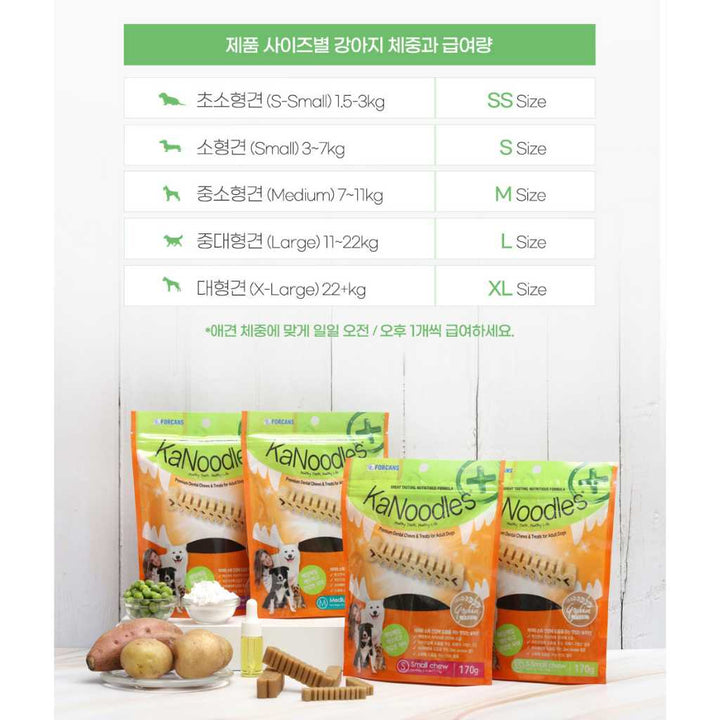 [170G] Xương Nhai Sạch Răng Kanoodle