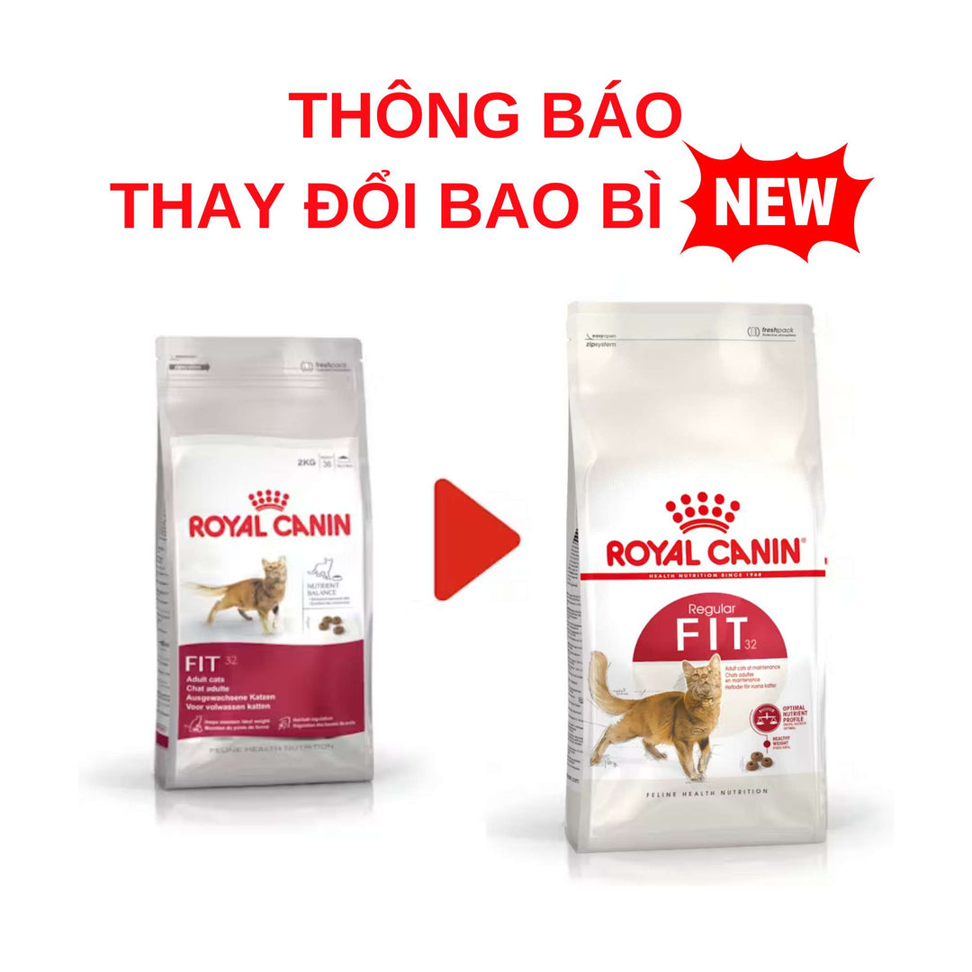 [400G - 2KG] Hạt Royal Canin Mèo Fit 32