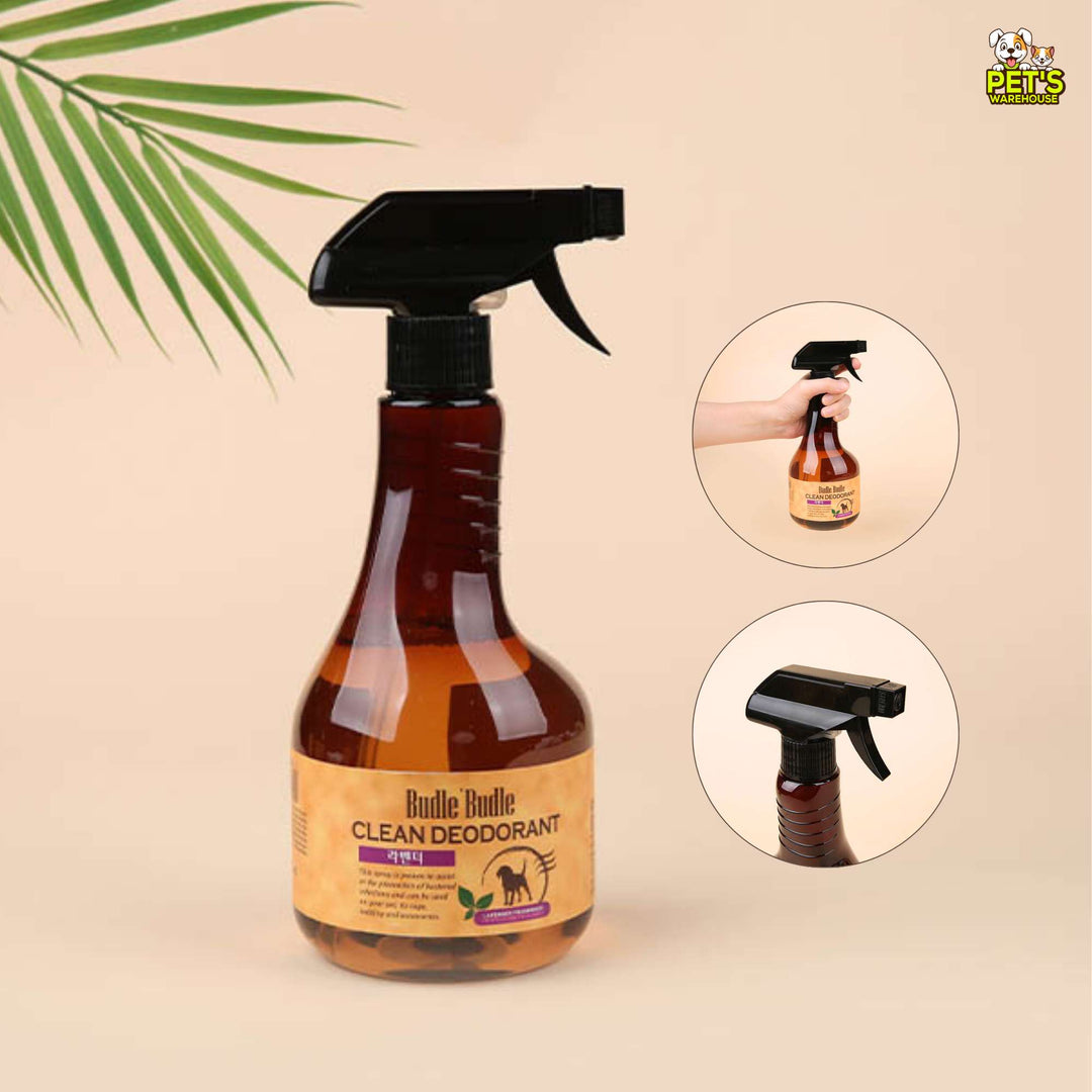 Xịt Khử Mùi Dưỡng Lông Chó Budle'Budle, 530ML