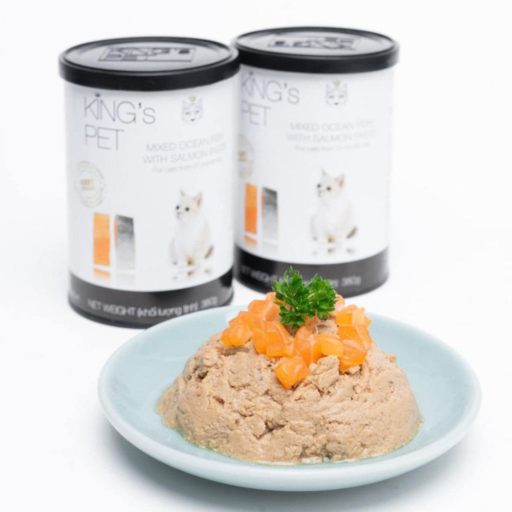 [Combo 12 - 24 lon] Pate King's Pet Chó Mèo Mọi Lứa Tuổi Lon 380G
