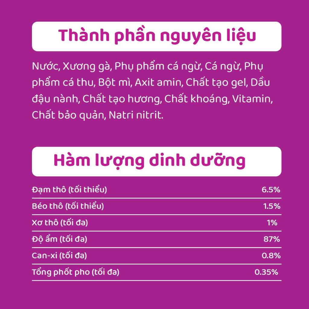 [Combo 14–28 gói] Pate Whiskas Mèo Trưởng Thành Gói 80G