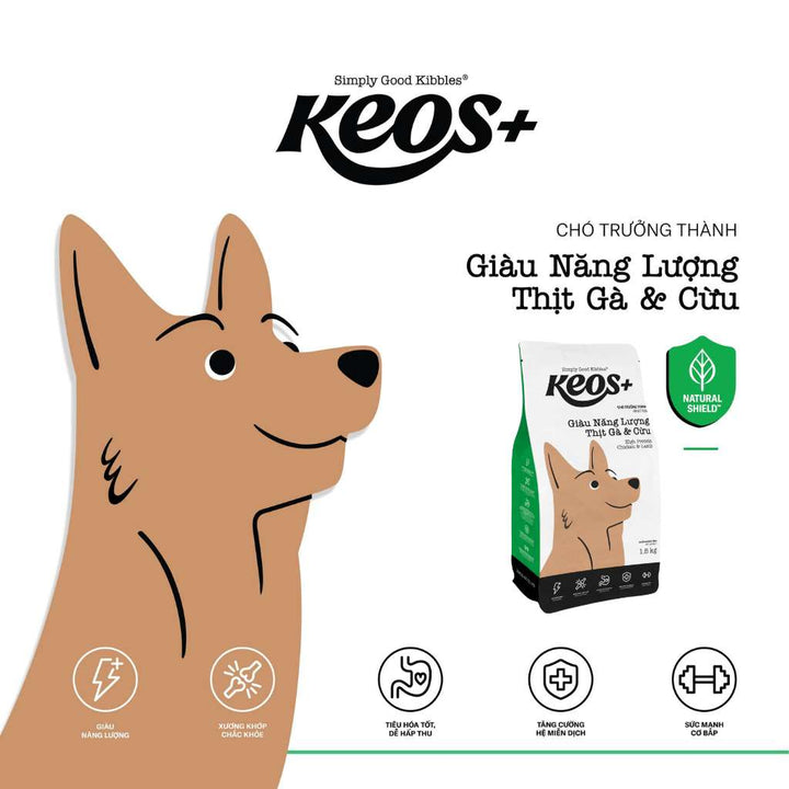 [1.5KG] Hạt Keos Chó Mọi Lứa Tuổi