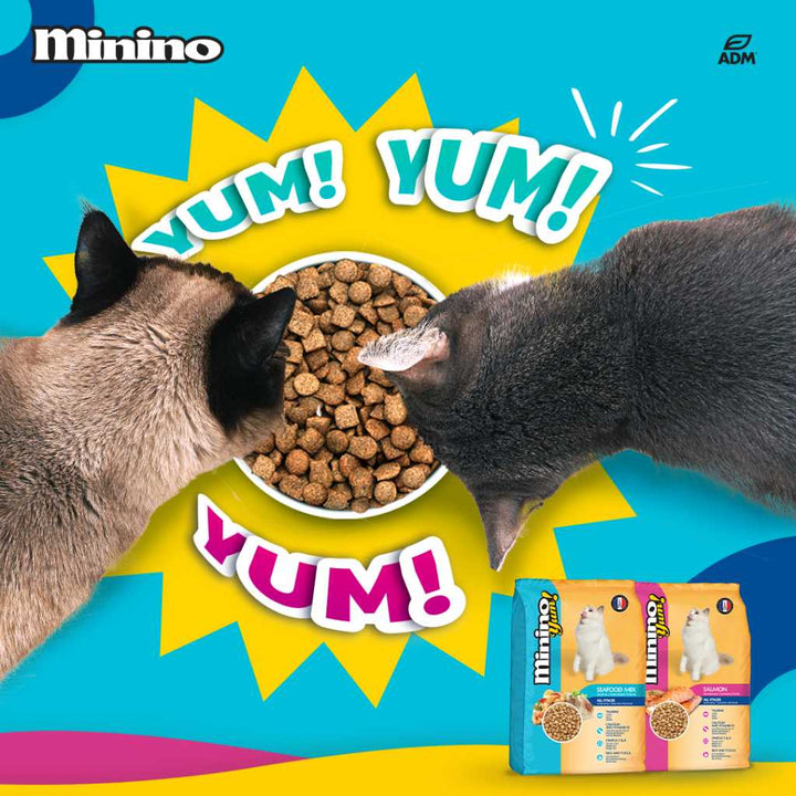 [350G - 1.5KG] Hạt Minino Yum Mèo Mọi Lứa Tuổi | Pet's Warehouse