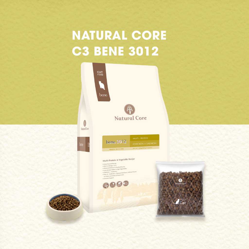 [10KG] Hạt Hữu Cơ Natural Core Mèo Trưởng Thành