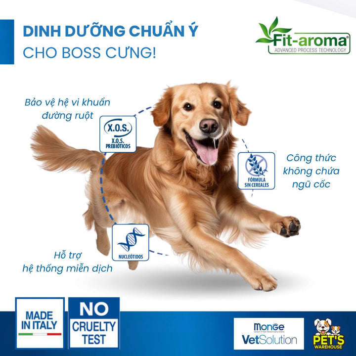 Pate Chó Monge Vet Solution Hỗ Trợ Chăm Sóc Sức Khỏe, Hộp 150g