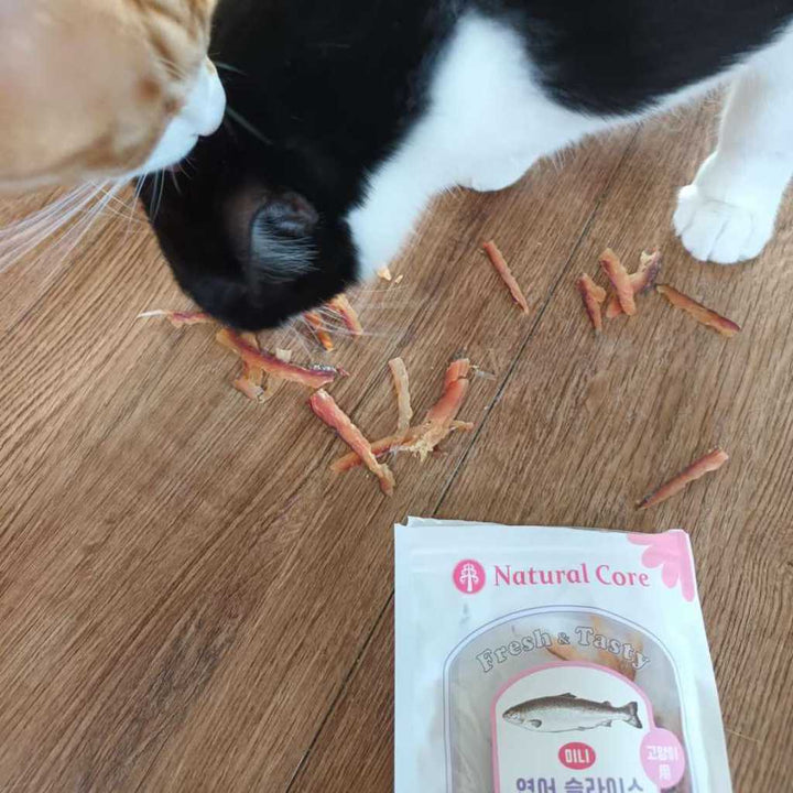 [30G] Snack Natural Core Cá Hồi Sấy Mèo Mọi Lứa Tuổi | Pet's Warehouse