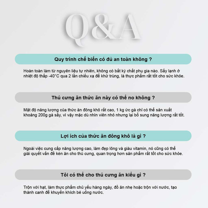 [12G-20G] Snack Đông Khô Cho Chó Mèo PetQ