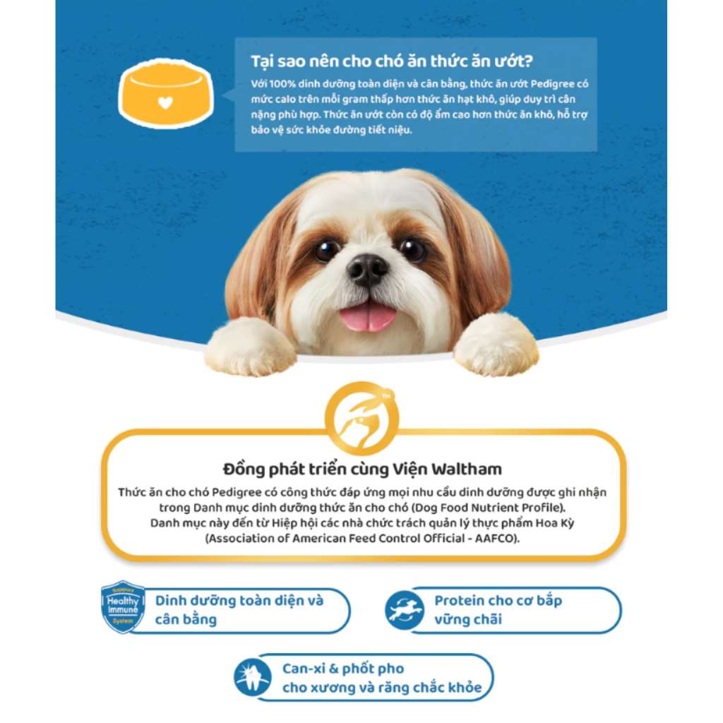 Pate Pedigree Chó Trưởng Thành Vị Bò Hầm Rau Củ 130G