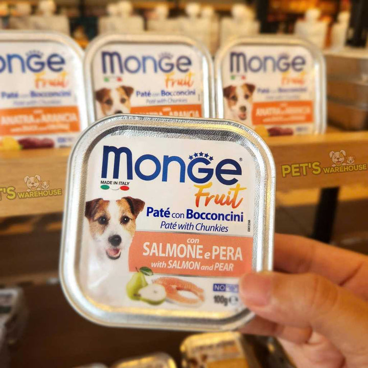 [Combo 24 hộp] Pate cho chó Monge nhiều vị, nhập khẩu từ Ý, 100g