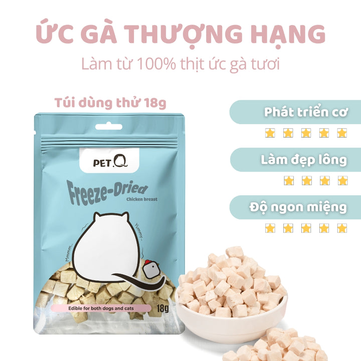[12G-20G] Snack Đông Khô Cho Chó Mèo PetQ