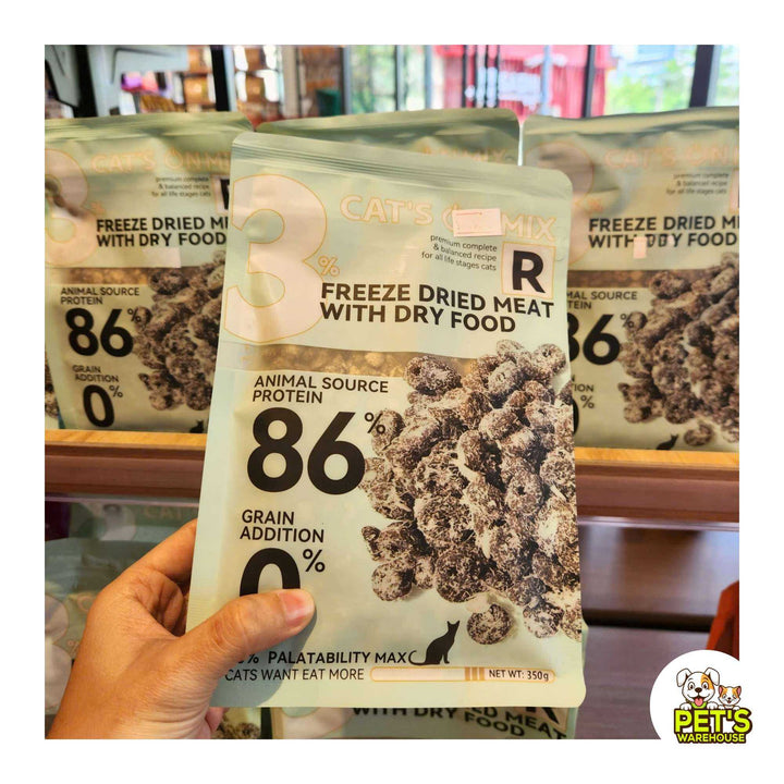 [350G - 1.4KG] Hạt Cho Mèo Cat's On Mix R, Mix T, Có Topping