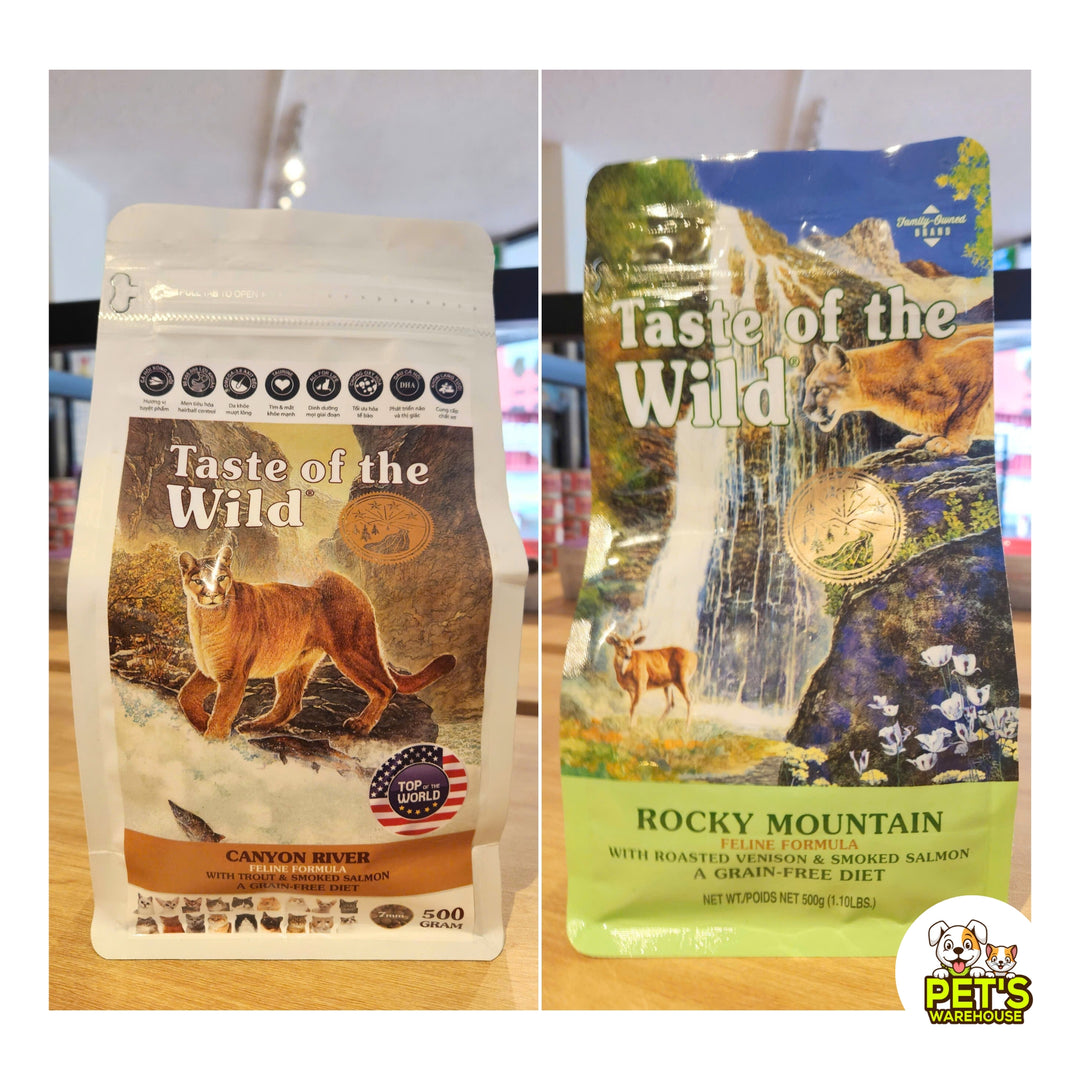 [500G] Hạt Cho Mèo Taste of the Wild Các Loại, Chọn Vị Theo Nhu Cầu Boss