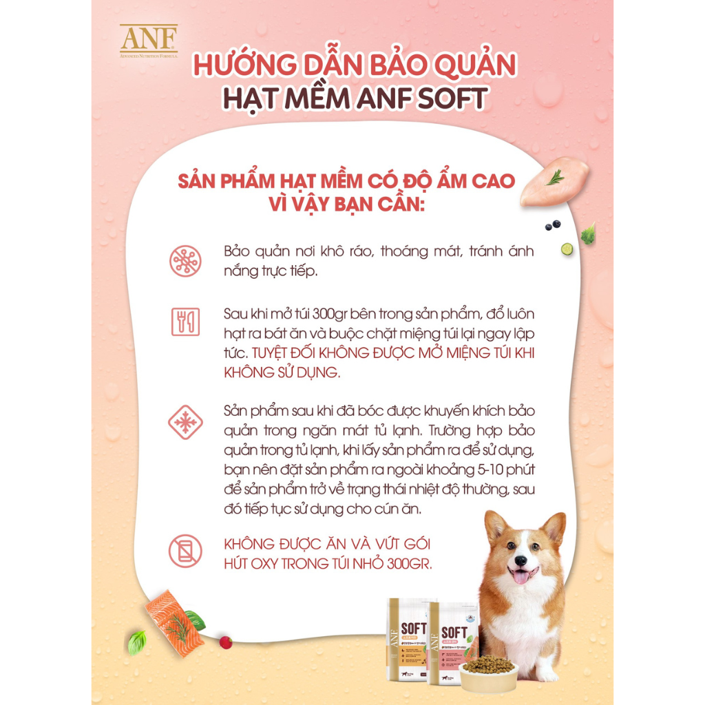 [1.2KG] Hạt Anf Soft Chó Mọi Lứa Tuổi