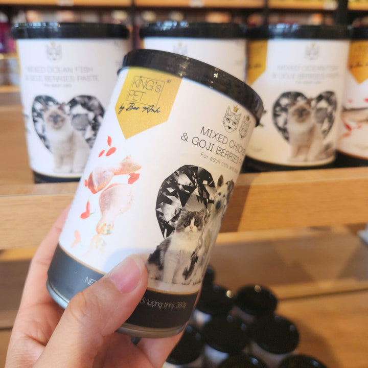 [Combo 12 lon] Pate King's Pet Chó Mèo Mọi Lứa Tuổi 380G