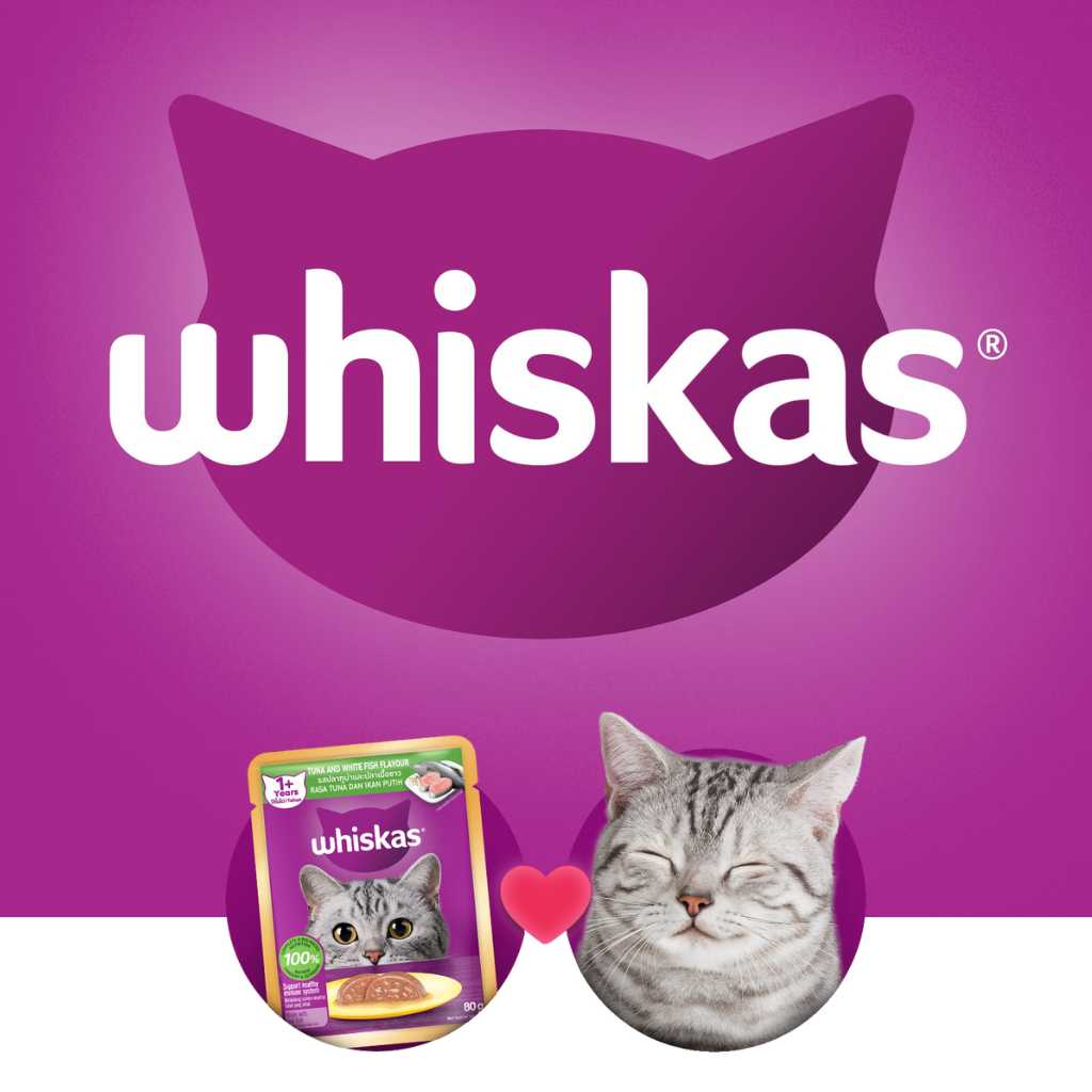 [Combo 14 gói] Pate Whiskas Mèo Trưởng Thành Gói 80G