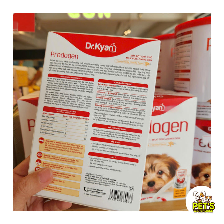 [110G - 400G] Sữa Bột Dr.Kyan Predogen Gold Cho Chó