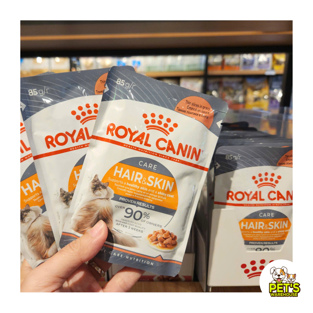 [Combo 3 - 12 Gói] Pate Mèo Royal Canin Hair&Skin, HairBall, Gói 85g