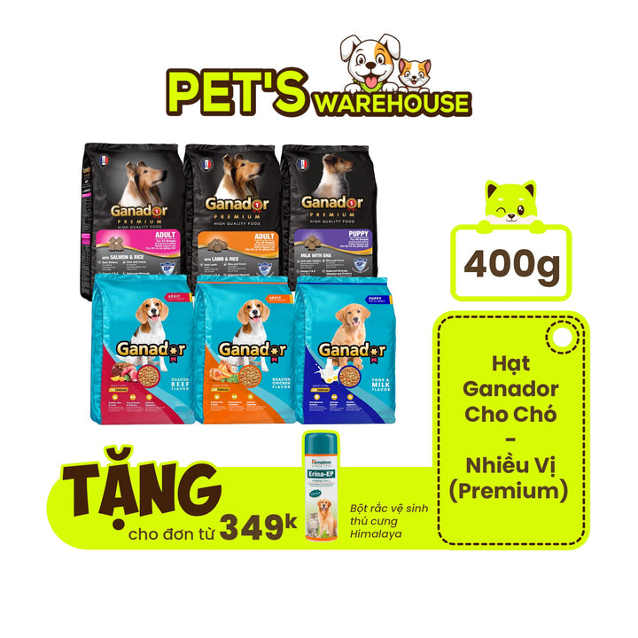 Ganador dog food for all ages, various flavors, 400g | Pet's Warehouse