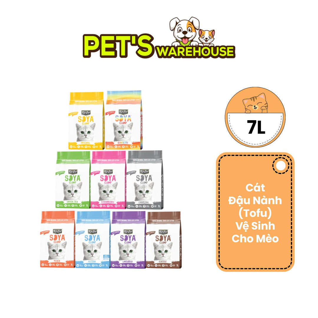 [7L] Cát Đậu Nành Kit Cat Mèo | Pet's Warehouse