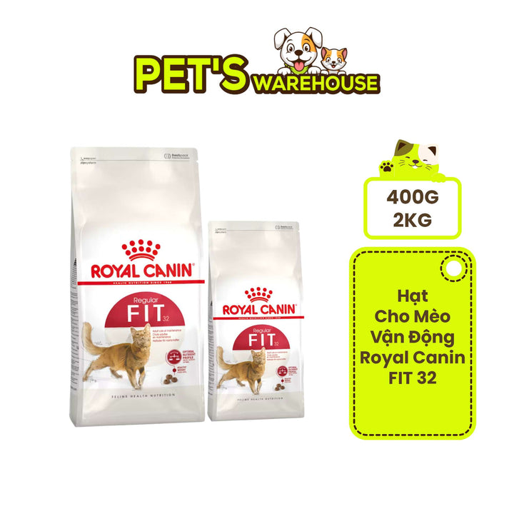 [400G - 2KG] Hạt Royal Canin Mèo Fit 32
