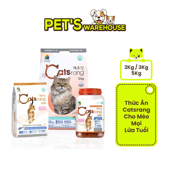[2KG-5KG] Hạt Catsrang Mèo Mọi Lứa Tuổi