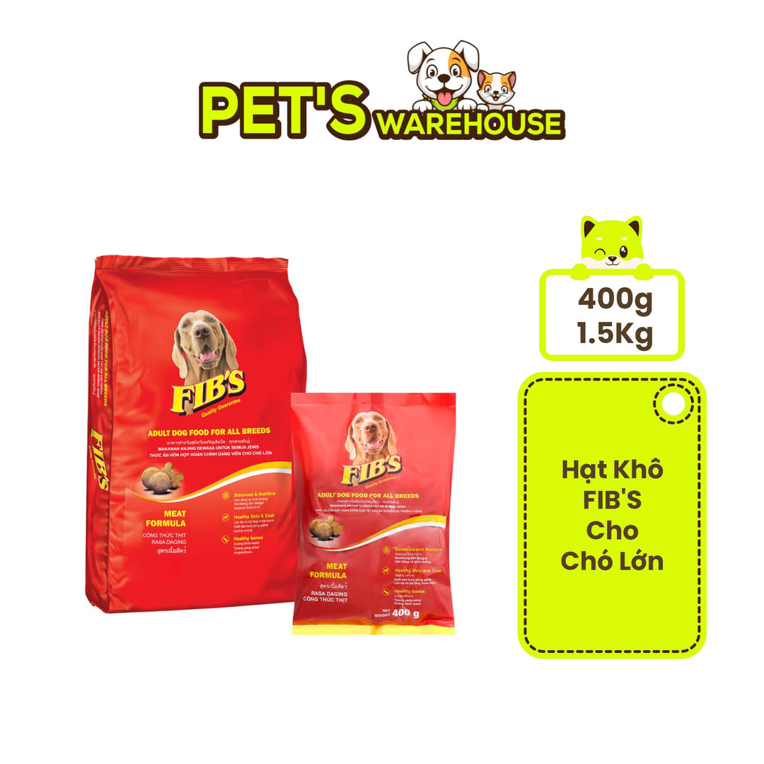 [400G - 1.5KG] Hạt FIB'S Chó Trưởng Thành