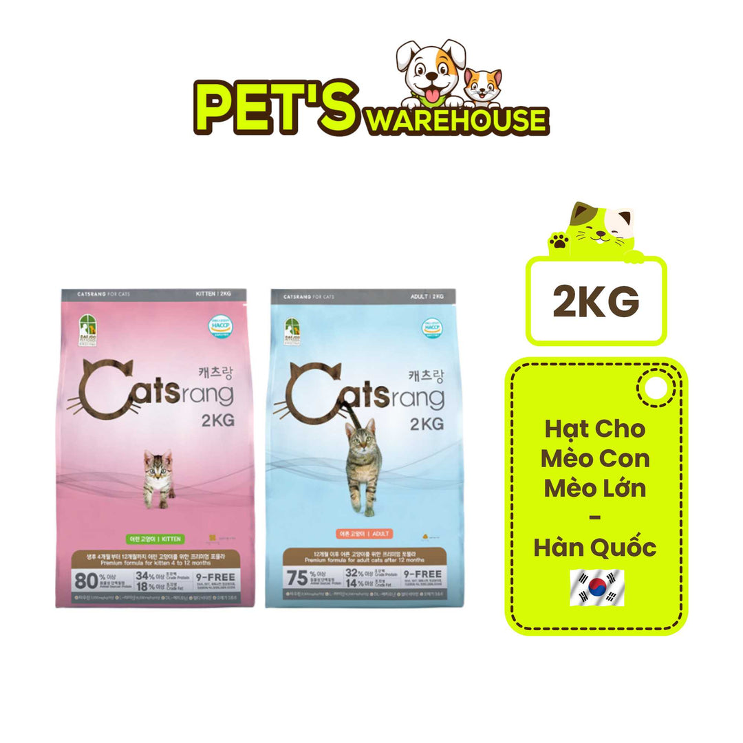 [2KG] Hạt Catsrang Mèo Lớn - Mèo Con