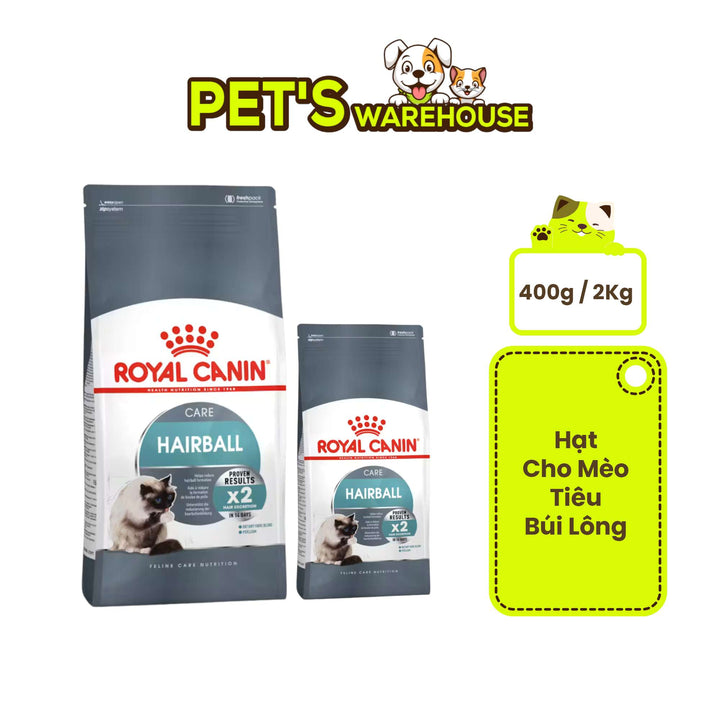 [400G-2KG] Hạt Royal Canin Mèo HairBall