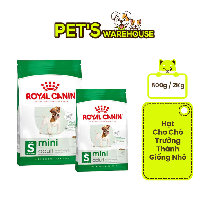 [800G-2KG] Hạt Royal Canin Chó Mini Adult