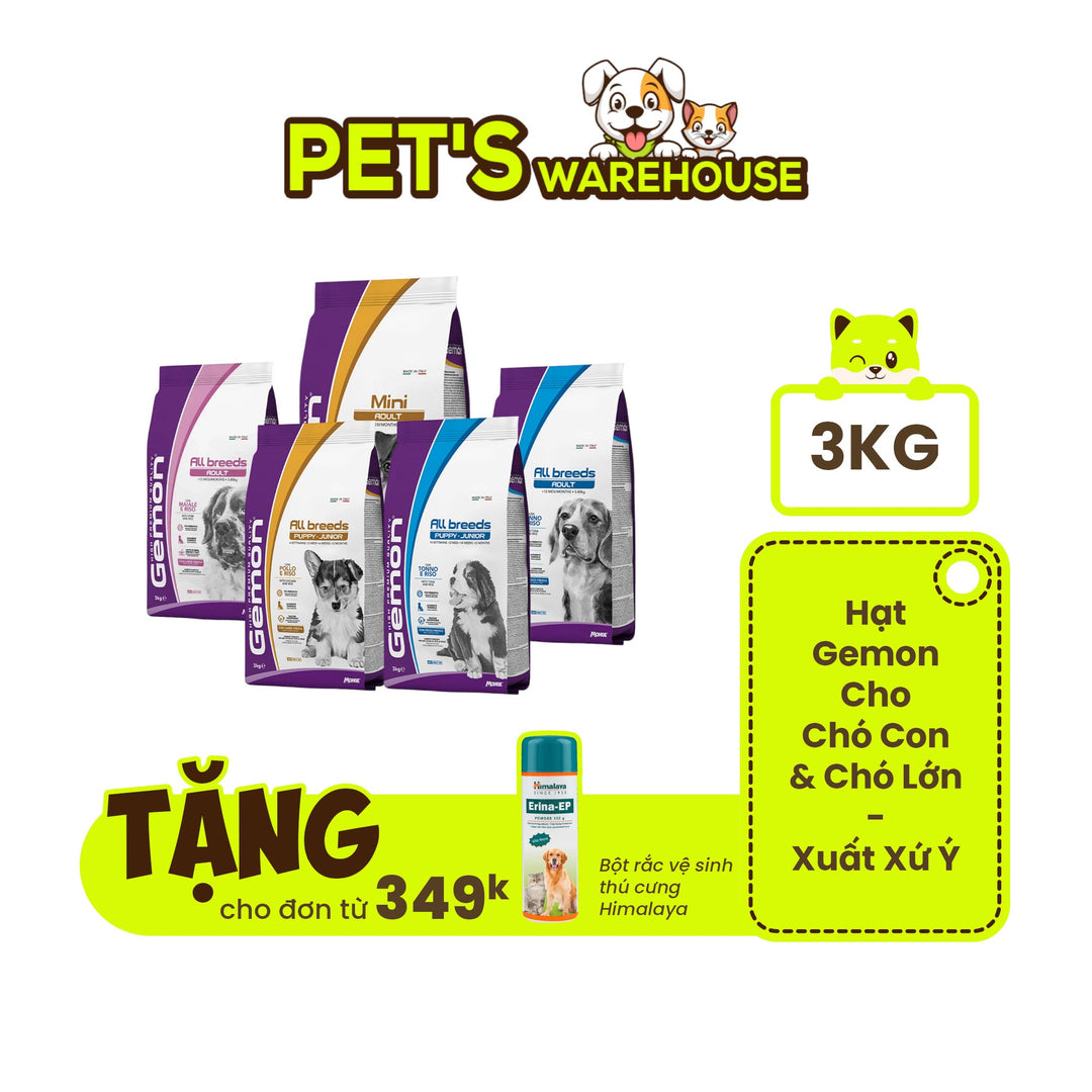 Hạt Gemon Cho Chó 3KG