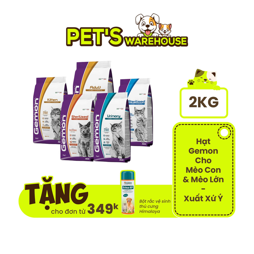 Hạt Gemon Cho Mèo 2KG