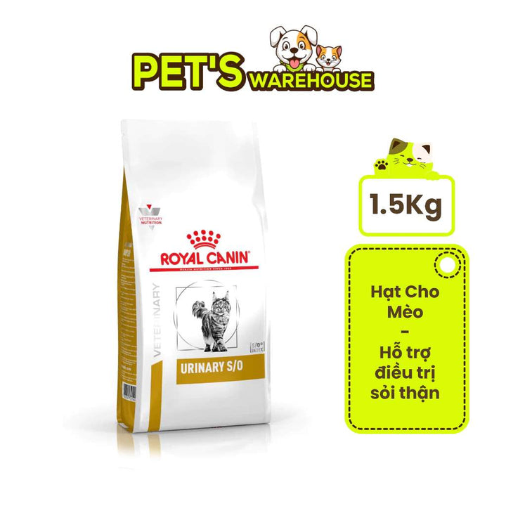 [1.5KG]Hạt Royal Canin Mèo Urinary S/O
